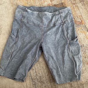 Lululemon Acid Wash Biker Shorts